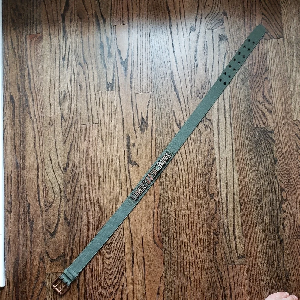 Used Jeans Belt made in France